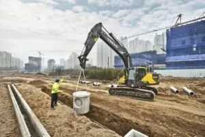 Volvo EC300E excavator