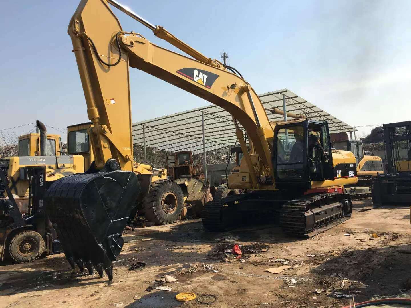 used caterpillar 330c excavator