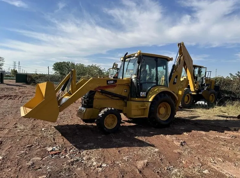 old cat backhoe