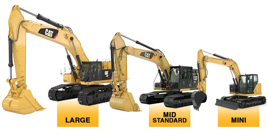 caterpillar excavator models