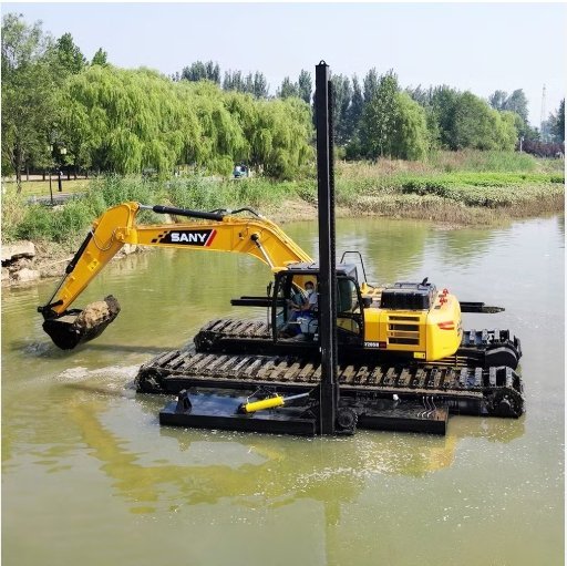 amphibious excavator