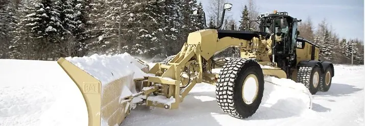 cat grader Snow Removal