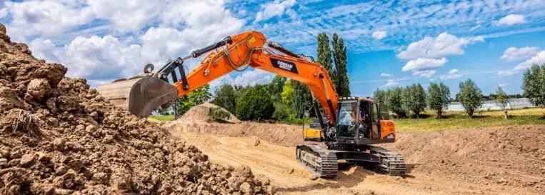 Doosan excavator sizes