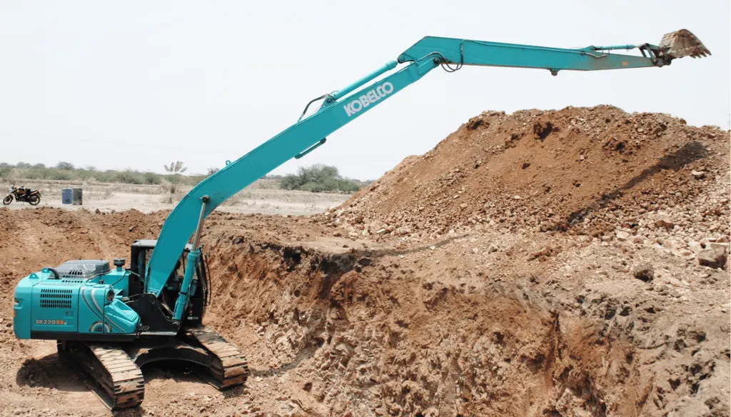 long arm excavator 1