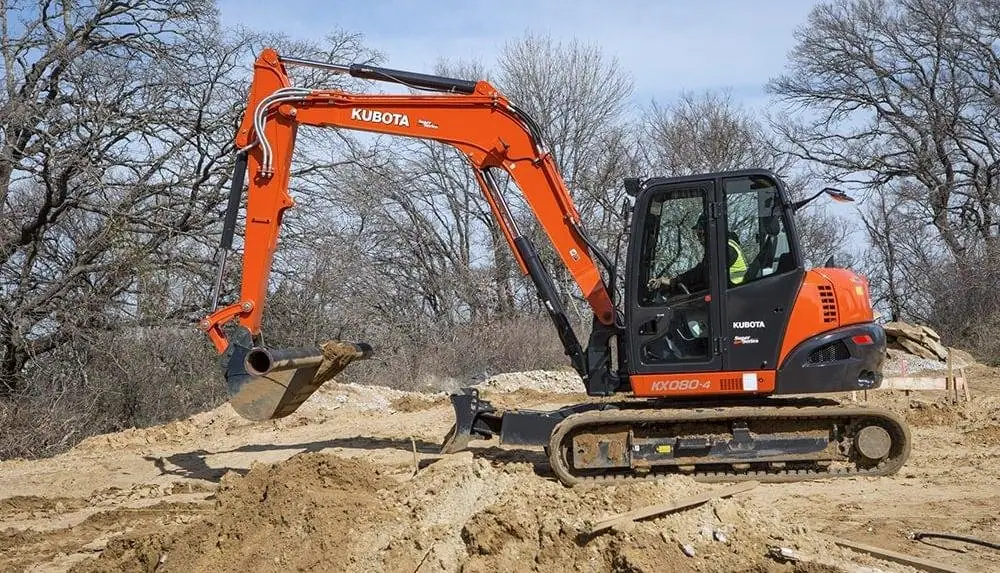 Kubota kx080 4