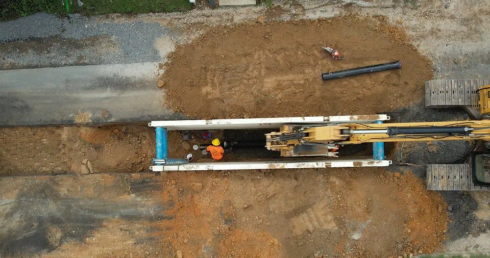 Utility Installation trench