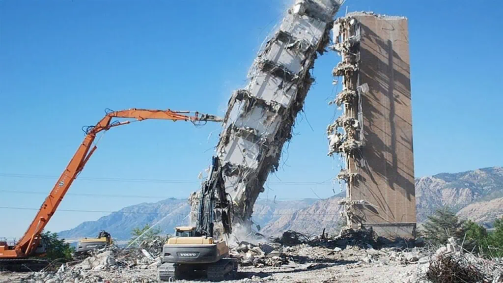 demolition machinery