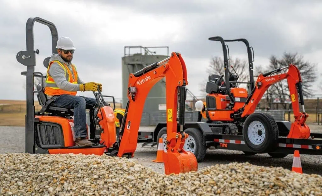 kubota excavators