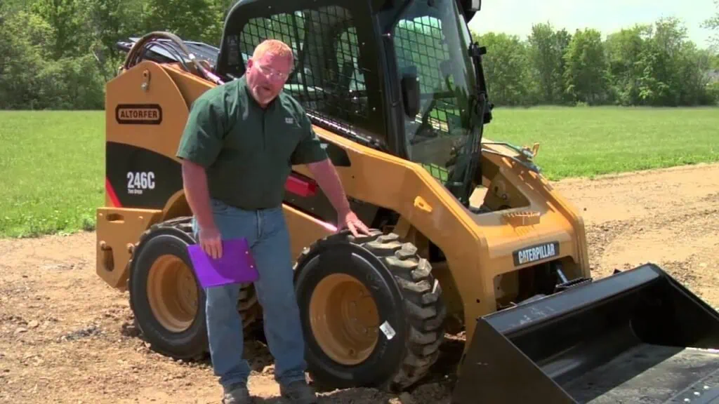 skid steer operation